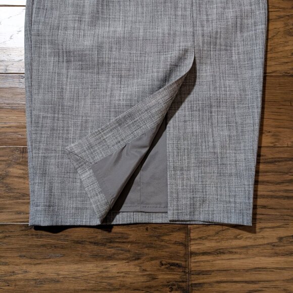 New RW&CO pencil skirt grey crosshatch size 0 - Picture 11 of 16